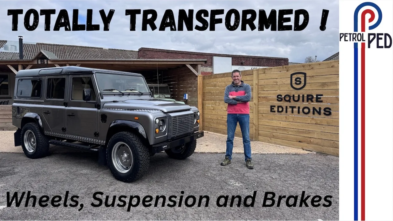 Aperçu YouTube de Petrol Ped au volant du Defender Squire Editions équipé Nimbus Erebus